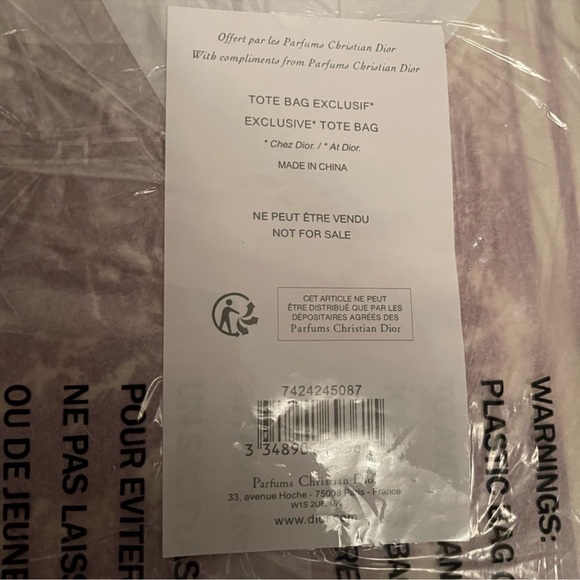 DIOR RIVIERA GWP VIP STRAW TOTE BAG - Picture 4 of 5